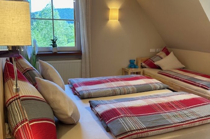 Schlafzimmer Waldblick